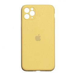 Чохол (накладка) Apple iPhone 11 Pro Max, Original Soft Case, Жовтий