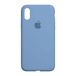 Чехол (накладка) Apple iPhone X / iPhone XS, Original Soft Case, Лазурный, Голубой