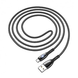 USB кабель Hoco U89 Safeness, MicroUSB, 1.2 м., Черный
