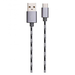 USB кабель Borofone BX24 Ring current, Type-C, Серый