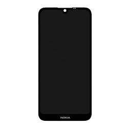 Дисплей (екран) Nokia 1.3 Dual Sim, High quality, З сенсорним склом, Без рамки, Чорний