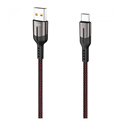 USB кабель Hoco U68 Gusto, MicroUSB, 1.2 м., Черный