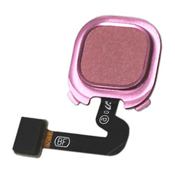 Шлейф Samsung A920 Galaxy A9, С сканером отпечатка пальца, Розовый