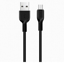 USB кабель Hoco X20 Flash, MicroUSB, 2.0 м., Чорний