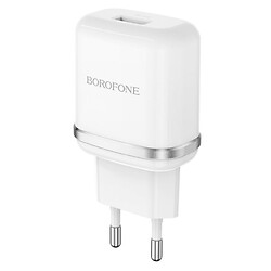 СЗУ Borofone BA36A QC3.0, С кабелем, Type-C, 3.0 A, Белый