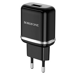 МЗП Borofone BA36A QC3.0, Type-C, З кабелем, 3.0 A, Чорний
