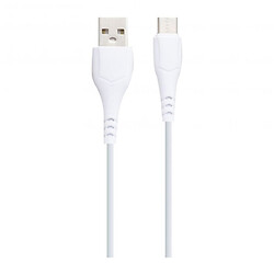USB кабель Borofone BX37 Wieldy, MicroUSB, Білий