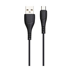 USB кабель Borofone BX37 Wieldy, MicroUSB, Чорний
