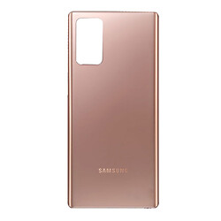 Задня кришка Samsung N980 Galaxy Note 20, High quality, Коричневий