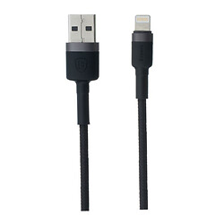 USB кабель Baseus CALKLF-C Apple iPhone 15 Plus / iPhone 15 Pro Max / iPhone 15 / iPhone 15 Pro / iPhone SE 2022 / iPhone 14 Pro Max / iPhone 14 Plus / iPhone 14 Pro / iPhone 14 / iPhone 13 Pro / iPhone 13 Mini / iPhone 13, Lightning, 2.0 м., Чорний