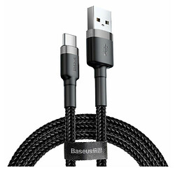 USB кабель Baseus CATKLF-CG1, Type-C, 2.0 м., Чорний