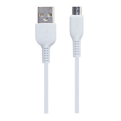 USB кабель Hoco X20 Flash, MicroUSB, 3.0 м., Белый