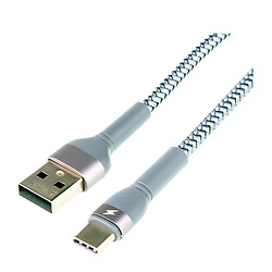 USB кабель Remax RC-124a Jany, Type-C, Серебряный