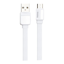 USB кабель Remax RC-154m Platinum, MicroUSB, Білий