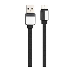 USB кабель Remax RC-154m Platinum, MicroUSB, Чорний