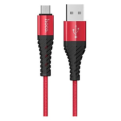 USB кабель Hoco X38 Cool, MicroUSB, 1.0 м., Красный