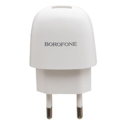 СЗУ Borofone BA49A, С кабелем, Type-C, 2.1 A, Белый