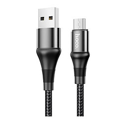 USB кабель Hoco X50 Excellent, MicroUSB, 1.0 м., Черный