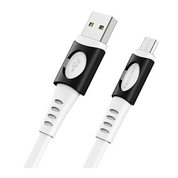 USB кабель Borofone BX35, MicroUSB, 1.0 м., Білий