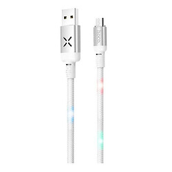USB кабель Hoco U63 Spirit, MicroUSB, 1.2 м., Белый