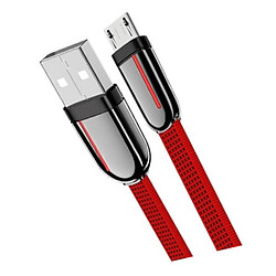 USB кабель Hoco U74 Grand, MicroUSB, 1.2 м., Червоний