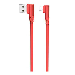 USB кабель Hoco U83 Puissant, MicroUSB, 1.2 м., Красный