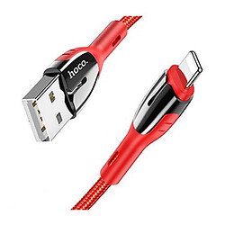 USB кабель Hoco U89 Safeness Apple iPhone SE 2022 / iPhone 14 Pro Max / iPhone 14 Plus / iPhone 14 Pro / iPhone 14 / iPhone 13 Pro / iPhone 13 Mini / iPhone 13 / iPhone 13 Pro Max / iPhone 12 Mini / iPhone 12 Pro Max, Lightning, 1.2 м., Красный