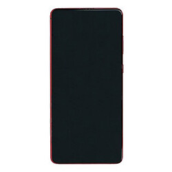 Дисплей (екран) Samsung N770 Galaxy Note 10 Lite, З рамкою, З сенсорним склом, Amoled, Червоний
