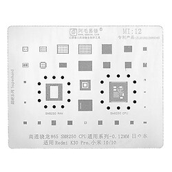 Трафарет Amaoe BGA Mi:12 Xiaomi Mi 10T / Mi 10T Pro / Redmi K30 Pro
