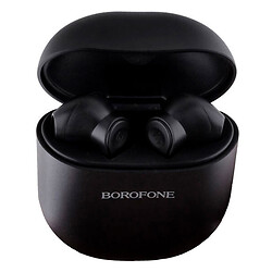 Bluetooth-гарнітура Borofone BE49 Serenity TWS, Стерео, Чорний