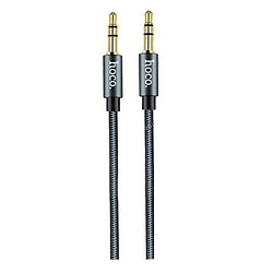 AUX кабель HOCO UPA-03 Noble sound, 3,5 мм., 1.0 м., Чорний