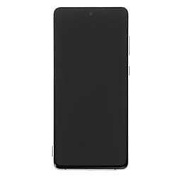Дисплей (екран) Samsung N770 Galaxy Note 10 Lite, З рамкою, З сенсорним склом, Amoled, Срібний