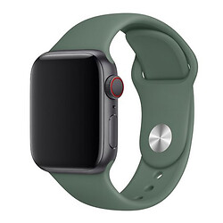 Ремінець Apple Watch 38 / Watch 40, Silicone WatchBand, Pine Green, Зелений