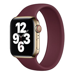 Ремешок Apple Watch 38 / Watch 40, Band Silicone Mono, Бордовый