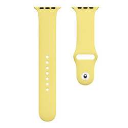 Ремешок Apple Watch 38 / Watch 40, Silicone WatchBand, Canary Yellow, Желтый