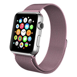 Ремінець Apple Watch 38 / Watch 40, Milanese loop, Золотисто-рожевий, Золотий