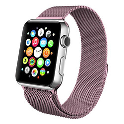 Ремешок Apple Watch 38 / Watch 40, Milanese loop, Золотисто-Розовый, Золотой