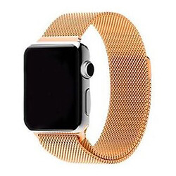Ремінець Apple Watch 38 / Watch 40, Milanese loop, Золотий
