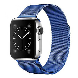 Ремінець Apple Watch 38 / Watch 40, Milanese loop, Темно синій, Синій