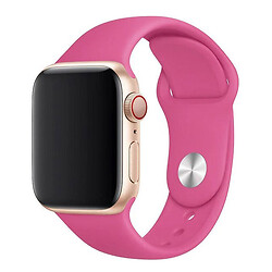 Ремешок Apple Watch 42 / Watch 44, Silicone WatchBand, Dragon Fruit, Розовый