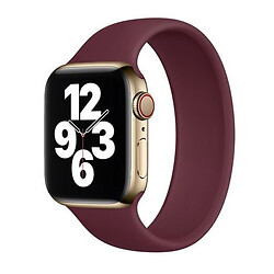 Ремешок Apple Watch 42 / Watch 44, Band Silicone Mono, Marsala, Бордовый
