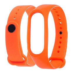 Ремінець Xiaomi Mi Band 3 / Mi Band 4, Silicone Band, Світло-Помаранчевий, Помаранчевий