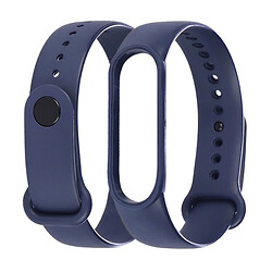 Ремешок Xiaomi Mi Band 5, Silicone Band, Темно-Синий, Синий