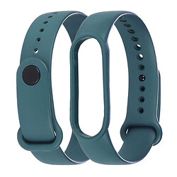 Ремешок Xiaomi Mi Band 5, Silicone Band, Темно-Бирюзовый, Бирюзовый