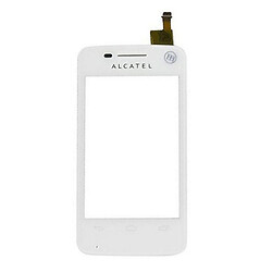 Тачскрін (сенсор) Alcatel 4007 One Touch Pop C1 / 4010 One Touch / 4010D One Touch, білий