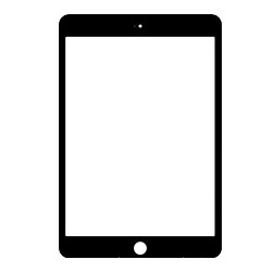 Скло Apple iPad Mini 2 Retina / iPad mini, Чорний
