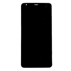 Дисплей (екран) LG Q8 2018, З сенсорним склом, Чорний