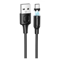 USB кабель Borofone BX41 Amiable, Type-C, 1.0 м., Черный