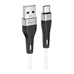 USB кабель Borofone BX46 Rush, Type-C, 1.0 м., Белый