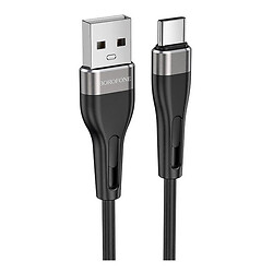 USB кабель Borofone BX46 Rush, Type-C, 1.0 м., Чорний